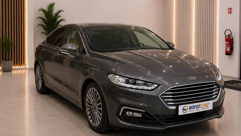 Ford Fusion Titanium X 2021 d'occasion à Casablanca — trois quarts avant droit